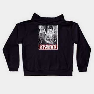 Vintage Gift Sparks in Concert Kids Hoodie